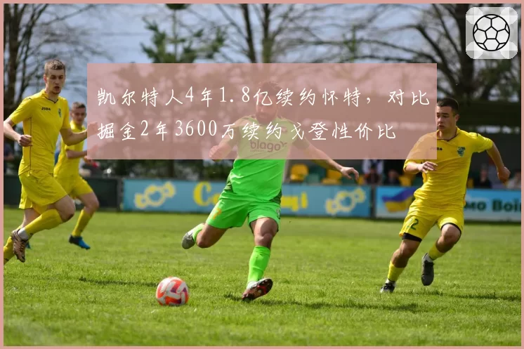 凯尔特人4年1.8亿续约怀特，对比掘金2年3600万续约戈登性价比